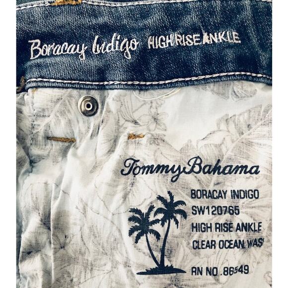 Tommy Bahamas "Boracay Indigo" Women's High Rise Ankle Length Jeans - Size 4/28" - Picture 6 of 8